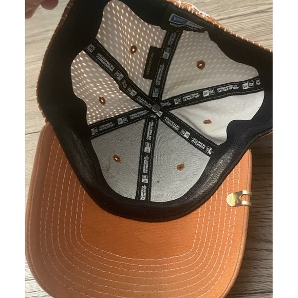 Vintage Y2K Texas Longhorns Wool Size M/L Fitted New Era Hat  embroidered - Picture 5 of 6